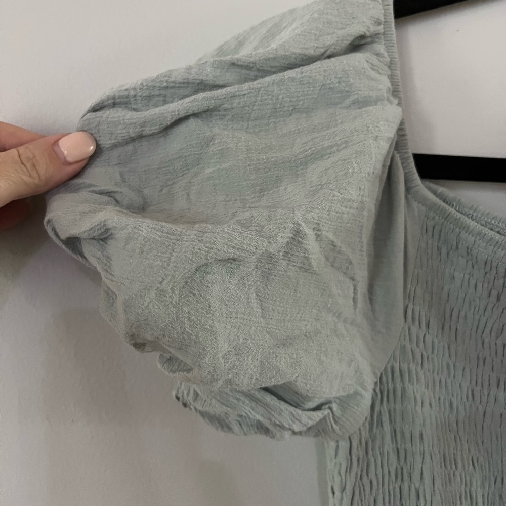 Baltic Born Sage Green Off-Shoulder Midi Dress - Picture 8 of 9